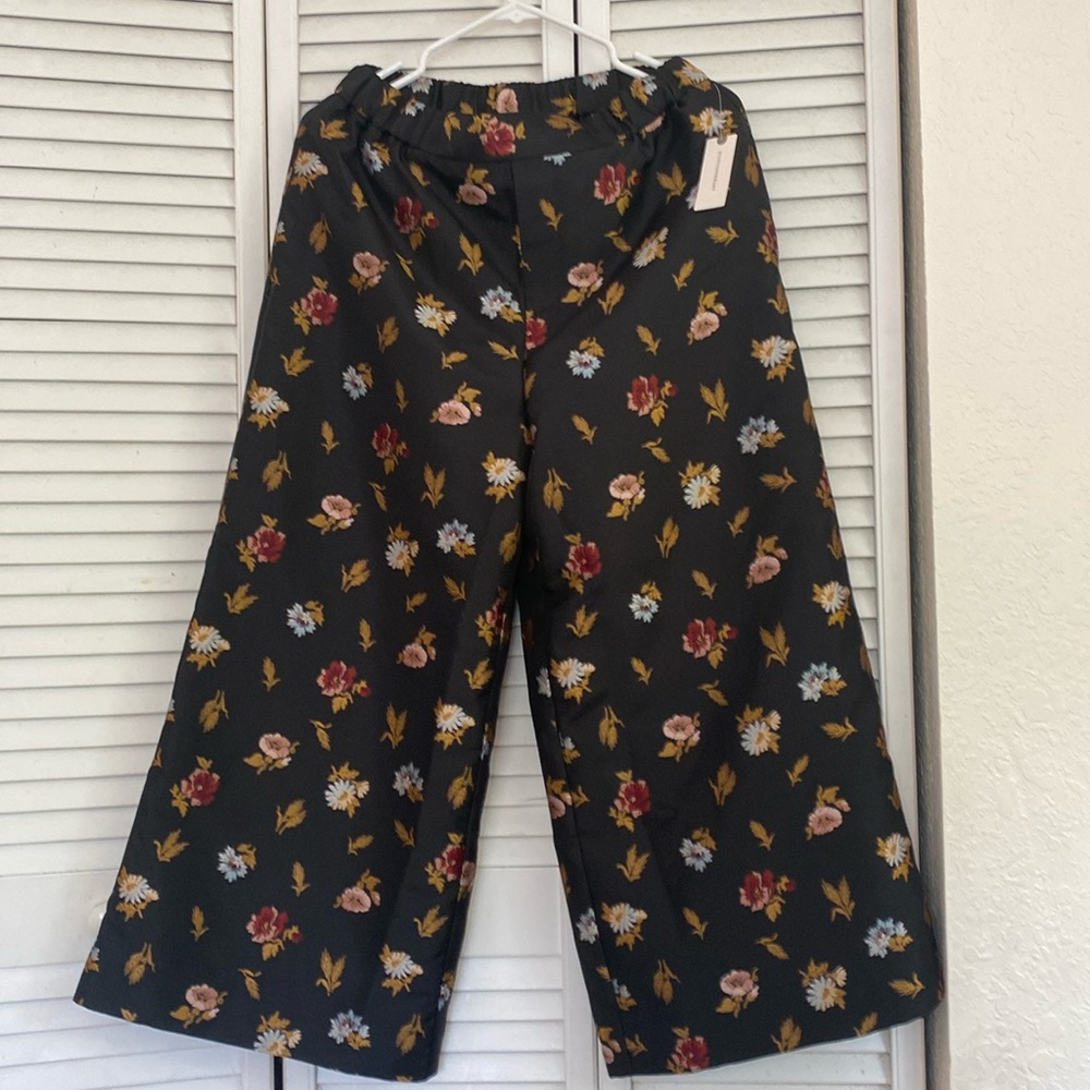 Maeve wide leg pants sold at Anthropologie
